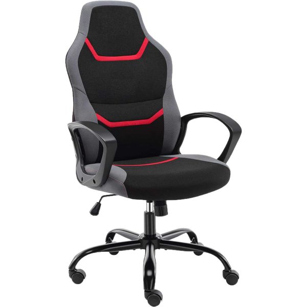 High-Back Racing Style Gaming Chair with Flip-Up Arms