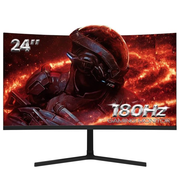 144hz/180hz Curved Gaming Monitor, FHD 1080P Frameless